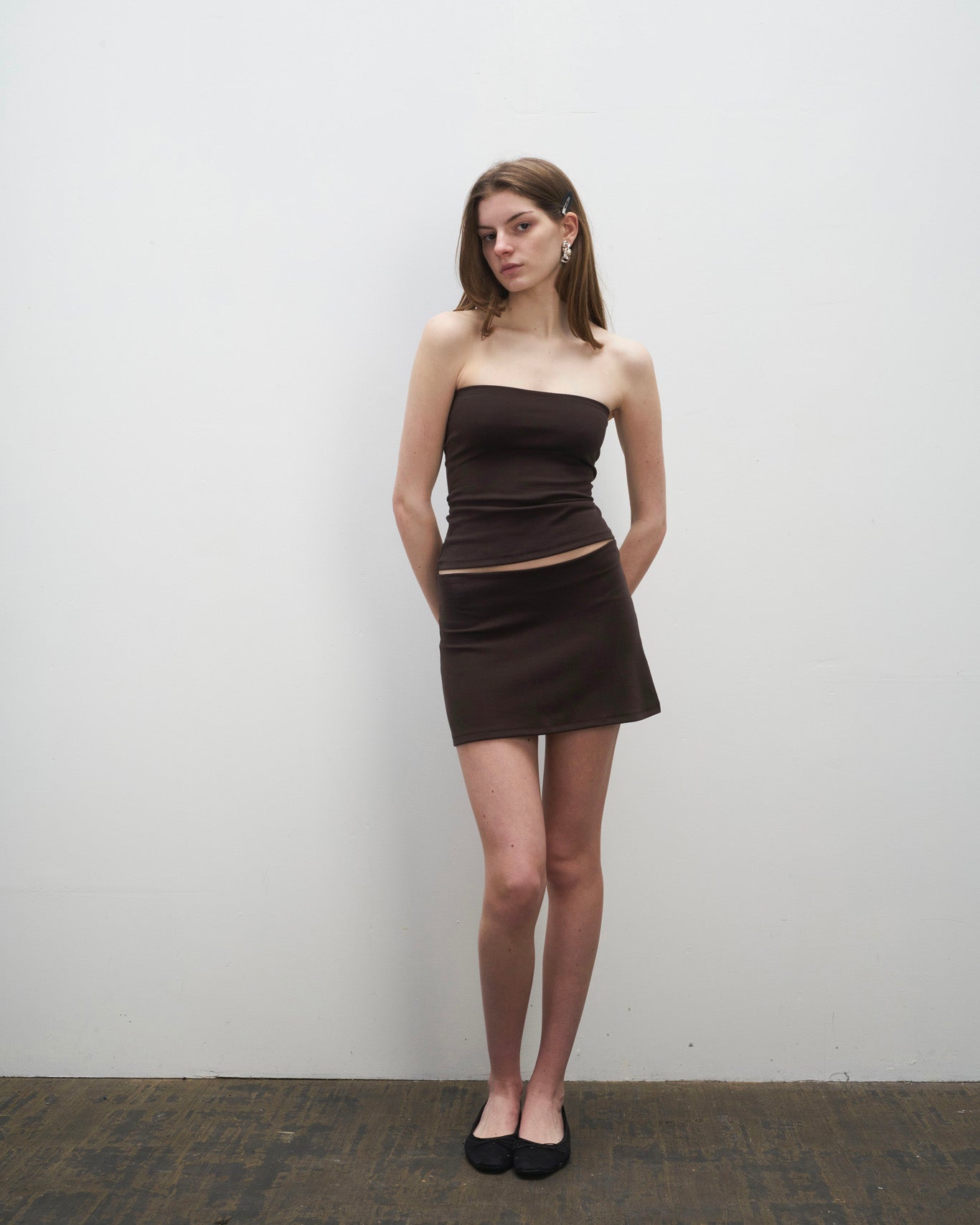Mini Skirt Brown