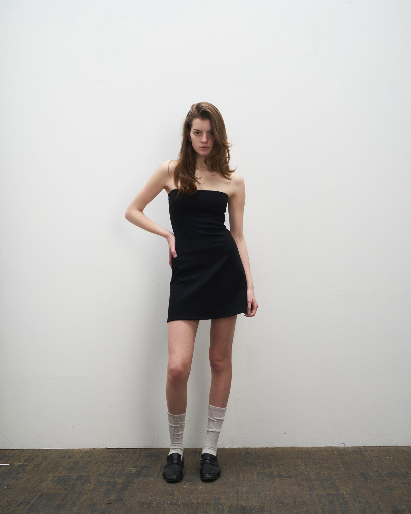 The Strapless Dress Black